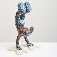 CHROMA aka Rick Wolfryd KAWS Inspired Sculpture - Sold for $3,625 on 04-23-2022 (Lot 505).jpg